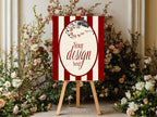 Red Rose & Bird Custom Wording