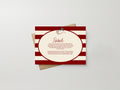 Red Rose & Bird Enclosure Cards