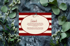 Red Rose & Bird Enclosure Cards
