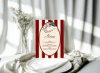 Red Rose & Bird Menu Signs