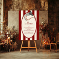 Red Rose & Bird Menu Signs