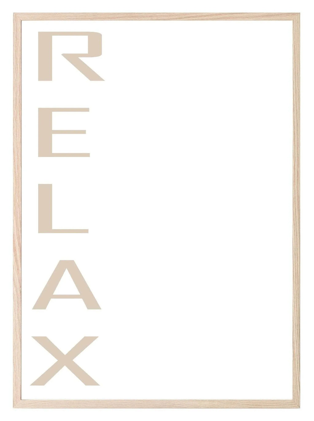 Relax Vertical Print | Mindful Wall Art - Larosier Prints