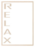 Relax Vertical Print | Mindful Wall Art - Larosier Prints