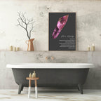 Rose Quartz Definition Print | Crystals Wall Art - Larosier Prints