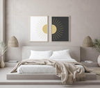 Set of 2 Sunshine Print | Over The Bed Wall Art - Larosier Prints