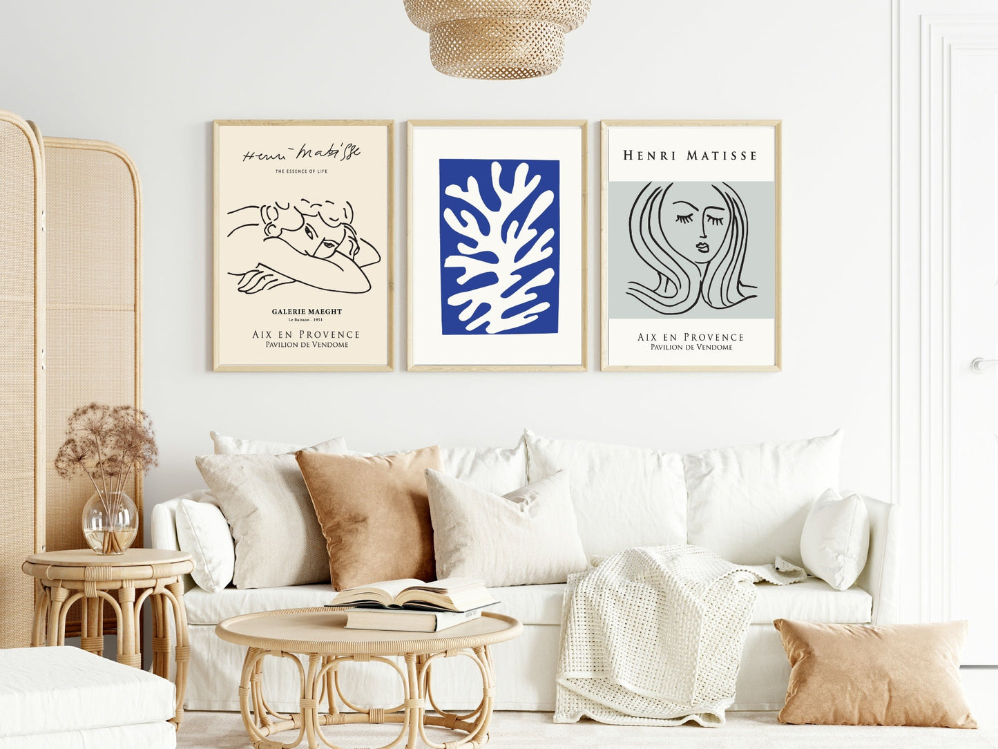 Set Of 3 Matisse Abstract Prints | Aix En Provence Wall Art