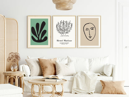 Set of 3 Matisse Abstract Wall Art Prints | Gallerie Maeght Wall Art