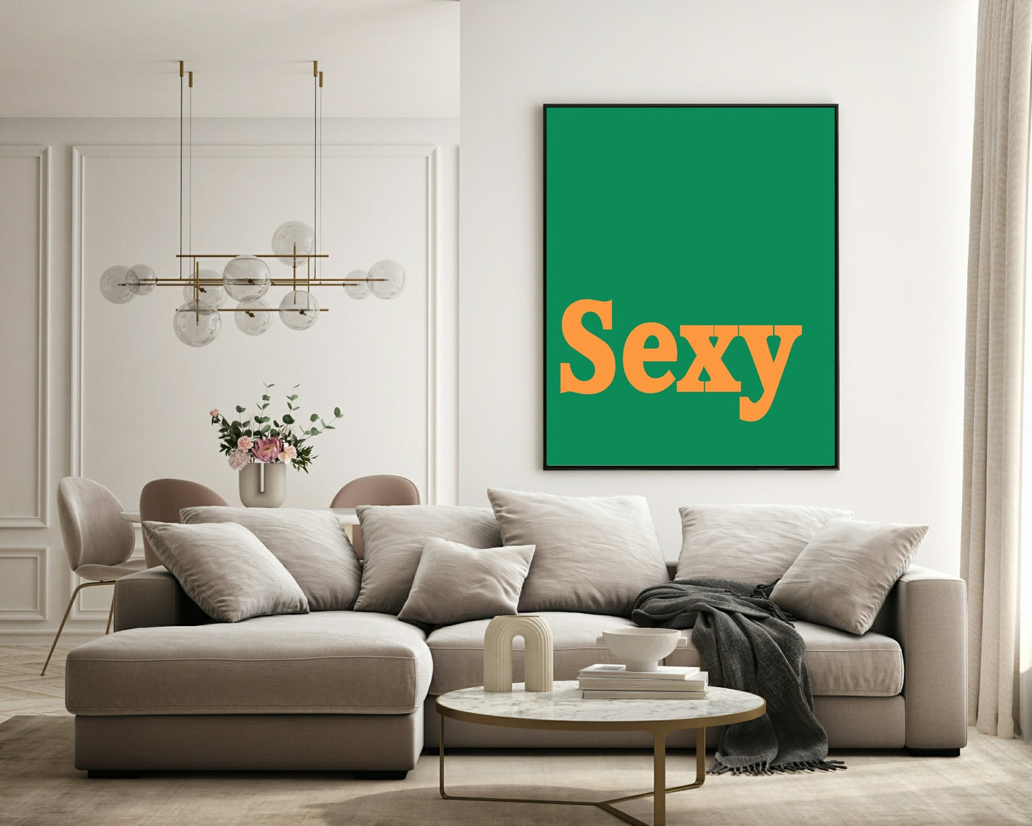 Sexy Sassy Print | Bright Wall Art