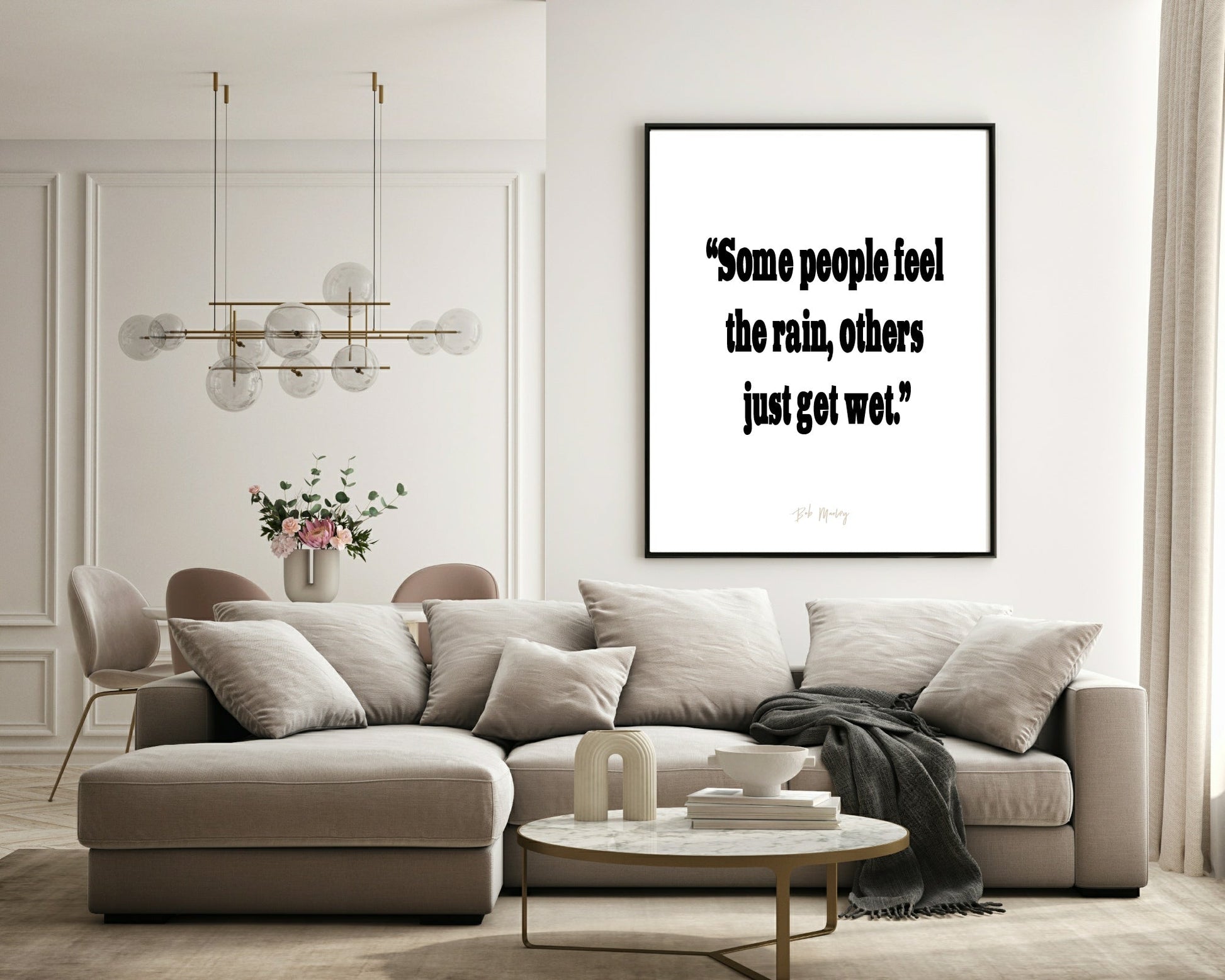 Some People Feel The Rain, Others Get Get Print | Gratitude Wall Art