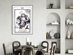 Strength Tarot Card Print | The Major Arcana | Celestial Wall Art - Larosier Prints