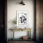 Strength Tarot Card Print | The Major Arcana | Celestial Wall Art - Larosier Prints