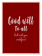 Sweary Christmas Print | Sassy Wall Art | Customisable - Larosier Prints