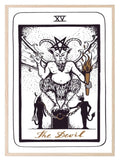 The Devil Tarot Card Print | The Major Arcana | Celestial Wall Art - Larosier Prints