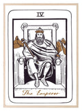 The Emperor Tarot Card Print | The Major Arcana | Celestial Wall Art - Larosier Prints