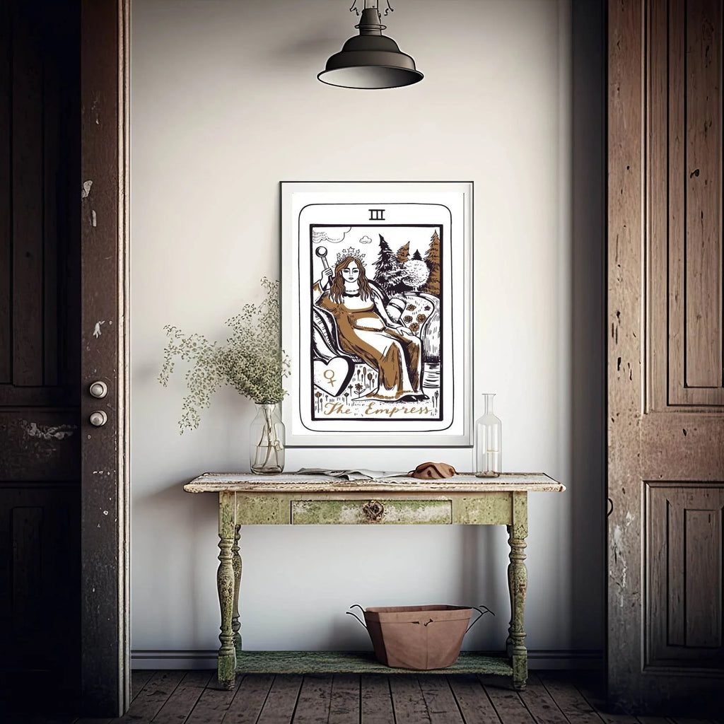 The Empress Tarot Card Print | The Major Arcana | Celestial Wall Art - Larosier Prints