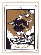 The Fool Tarot Card Print | The Major Arcana | Celestial Wall Art - Larosier Prints