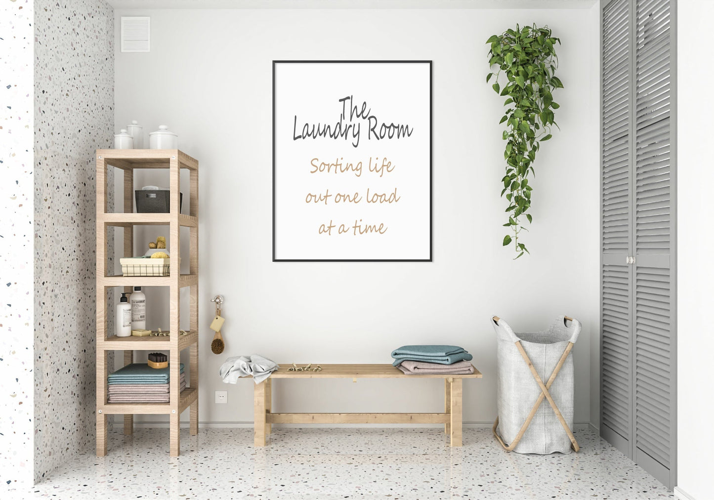 The Laundry Room Print | Sorting Life Out One Load At A Time | Laundry Wall Art