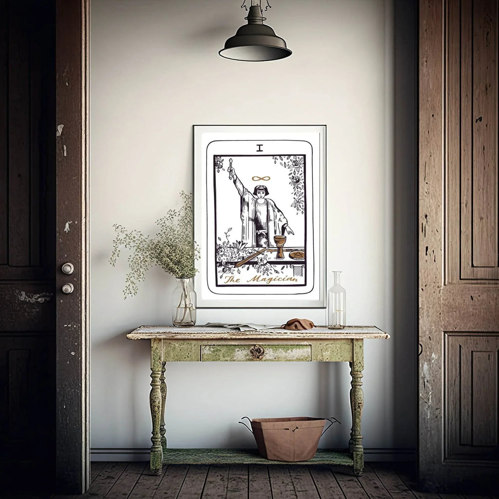 The Magician Tarot Card Print | The Major Arcana | Celestial Wall Art - Larosier Prints