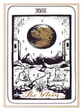 The Moon Tarot Card Print | The Major Arcana | Celestial Wall Art - Larosier Prints