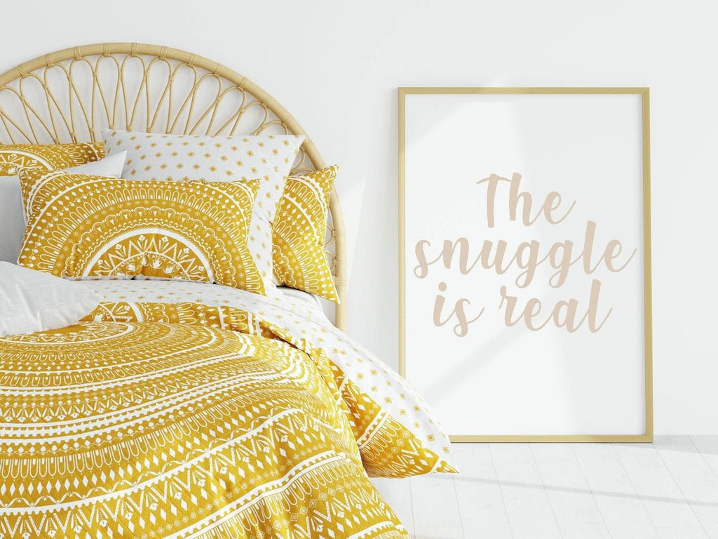 The Snuggle Is Real Print | Family Wall Art - Larosier Prints