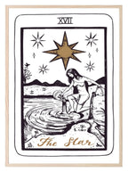 The Star Tarot Card Print | The Major Arcana | Celestial Wall Art - Larosier Prints