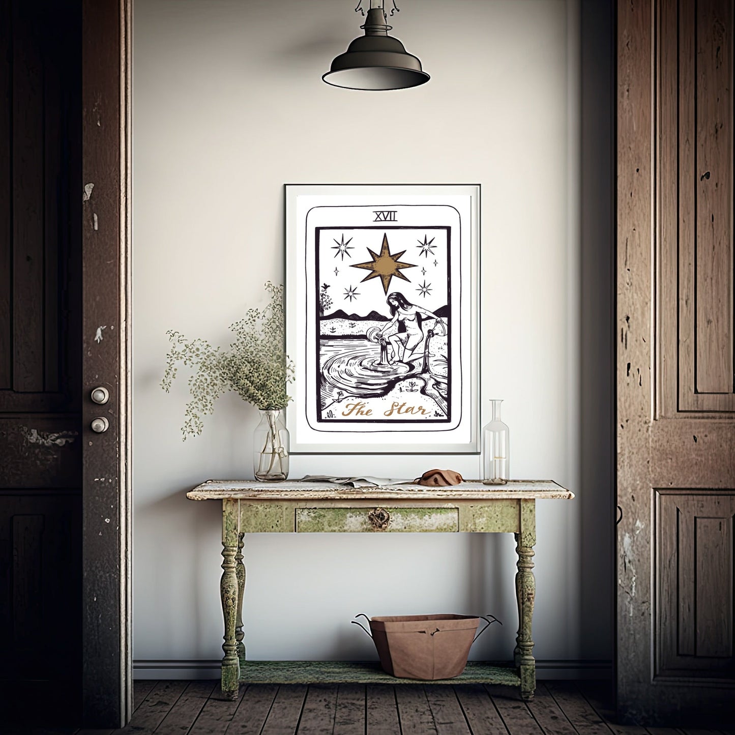 The Star Tarot Card Print | The Major Arcana | Celestial Wall Art