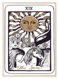 The Sun Tarot Card Print | The Major Arcana | Celestial Wall Art - Larosier Prints
