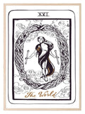 The World Tarot Card Print | Major Arcana | Celestial Wall Art - Larosier Prints