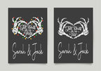 Christmas and year-round sides of one double-sided Forever Print