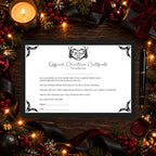 Official Christmas Certificate A4 landscape activity sheet