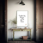 Together They Designed A life They Loved wall art Print | Family Wall Art - Larosier Prints