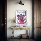 Vintage Bright Woman Print | Pop Art Style Wall Art - Larosier Prints