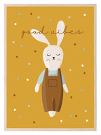 Vintage Bunny Print | Nursery Wall Art - Larosier Prints