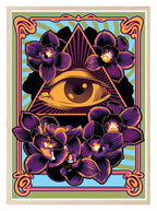 Vintage Eye Print | Colourful Wall Art - Larosier Prints