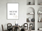 Wake up & Smell The Coffee Print | Kitchen Wall Art - Larosier Prints