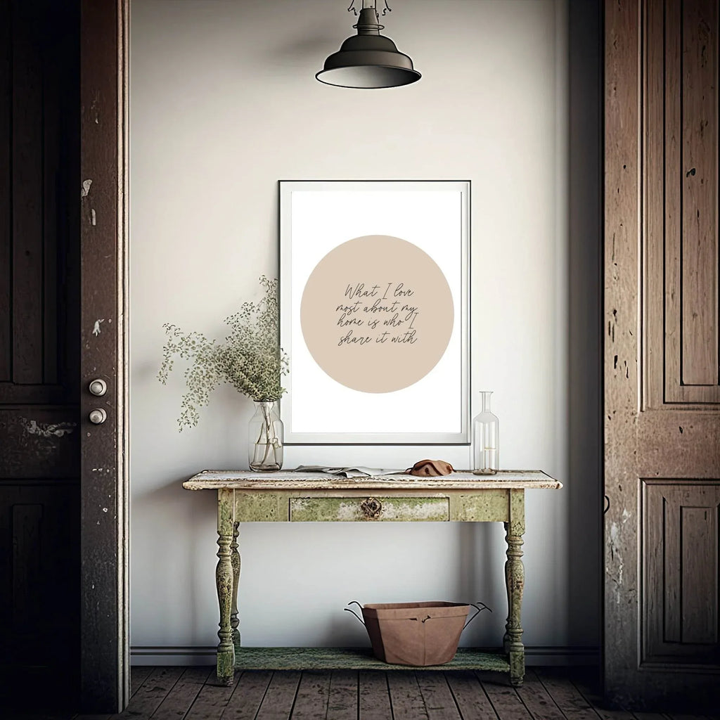 What I Love Most Print | Family Wall Art - Larosier Prints