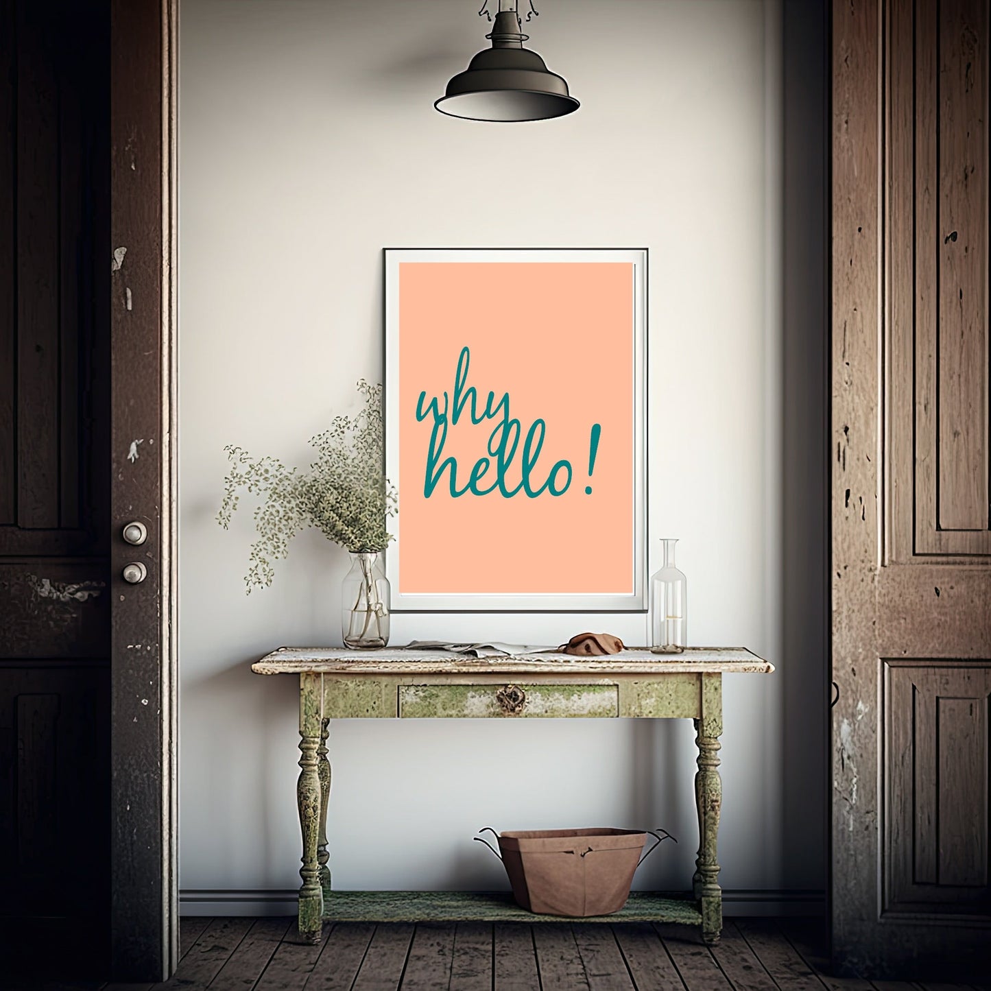 Why Hello Print | Home Wall Art