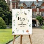 Wildflowers Unplugged Ceremony Sign