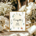 Wildflowers Wedding Confetti Sign