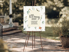 Wildflowers Wedding In Loving Memory Sign