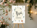 Wildflowers Wedding Thank You Sign