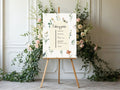 Wildflowers Wedding Order of Service Sign