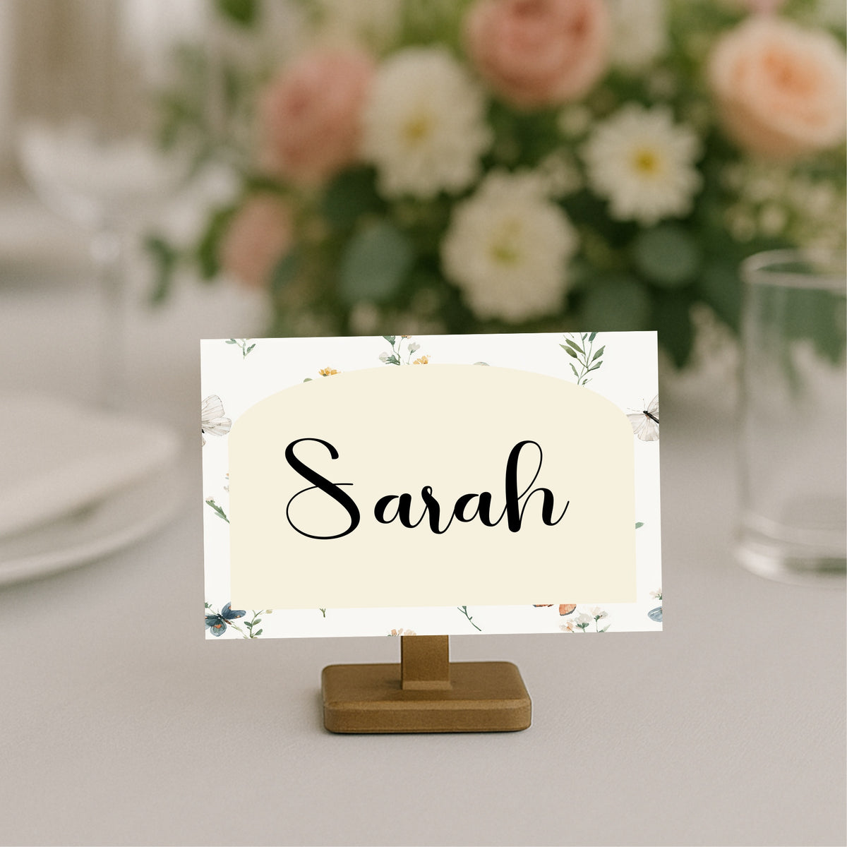 Wildflowers Wedding Place Cards | Pack of 10