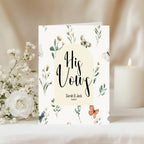 Wildflowers Wedding Vow Books | Set of 2
