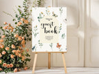 Wildflowers Wedding Guest Book Sign