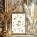 Wildflowers Wedding Cards & Gifts Sign