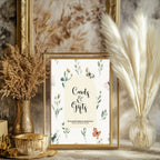 Wildflowers Wedding Cards & Gifts Sign