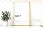 Wine Definition Print | Fun Wall Art - Larosier Prints