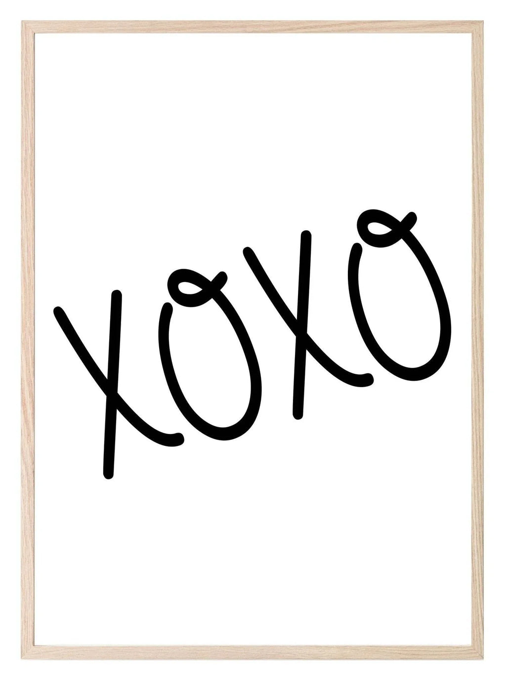 XOXO Print | Family & Love Wall Art - Larosier Prints