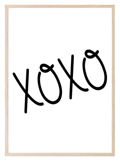 XOXO Print | Family & Love Wall Art